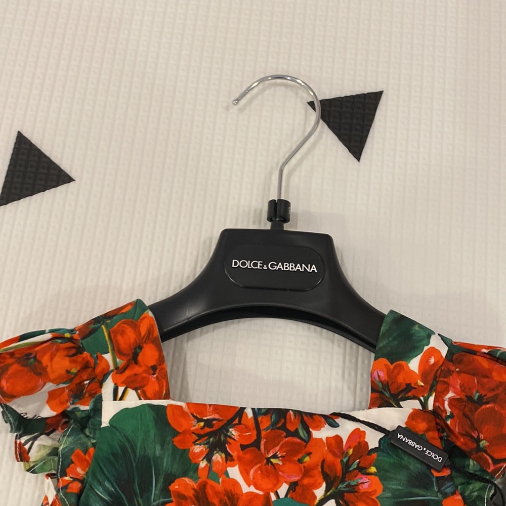 Dolce & Gabbana Portofino Print Baby Girl Dress BRAND NEW with Original Tags - Picture 2 of 5